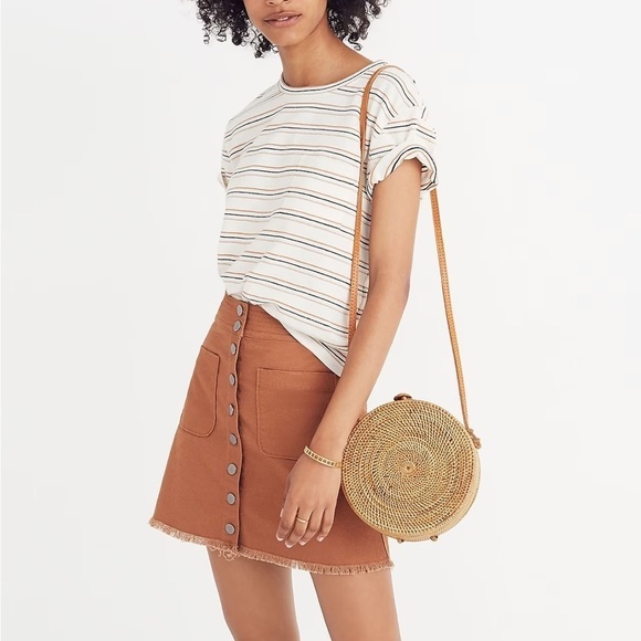 Madewell Dresses & Skirts - Madewell High-Waist Snap Skirt